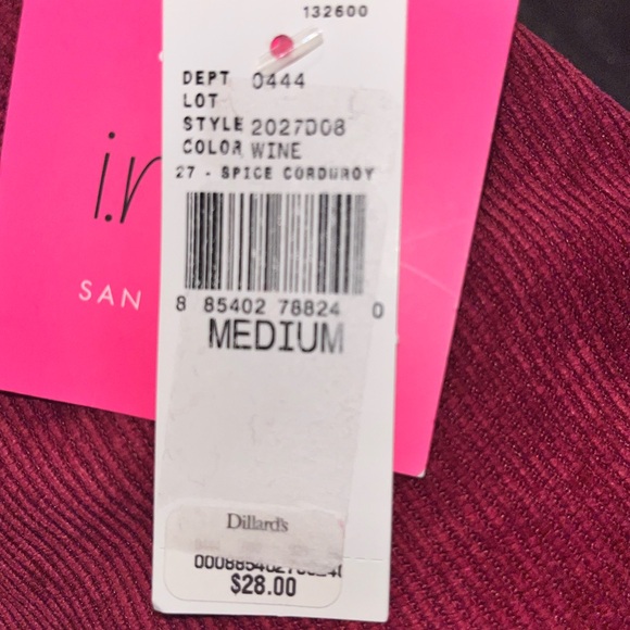 In girl NWT Fall Button Through Corduroy Skirt - Picture 4 of 4